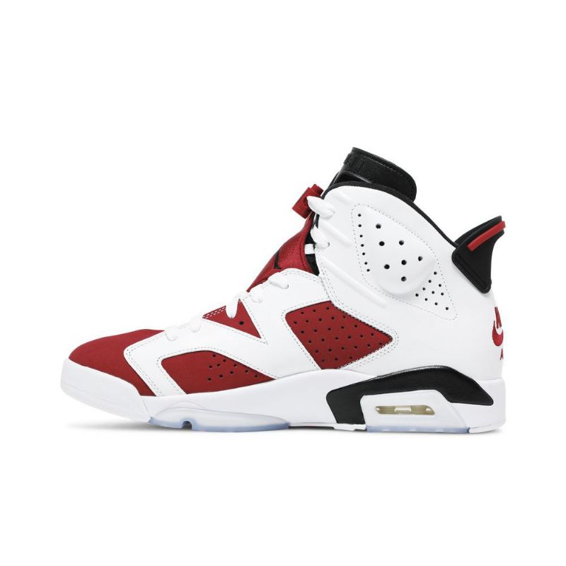 Air Jordan 6 Retro-valkoiset Punaiset Mustat Miesten Kengät