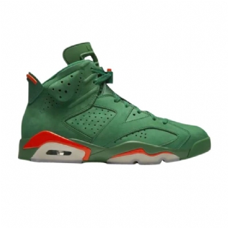 Air Jordan 6 Retro Vihreä Oranssi Miesten Kengät