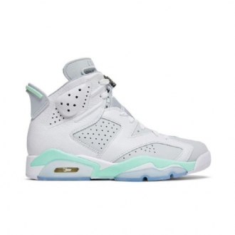 Air Jordan 6 Retrovalkoiset Vihreät Naisten Kengät