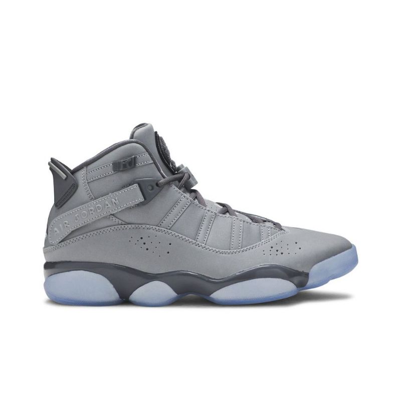 Air Jordan 6 Rings Hopea Valkoinen Harmaa Miesten Kengät