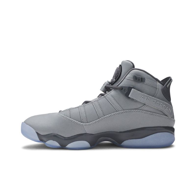 Air Jordan 6 Rings Hopea Valkoinen Harmaa Miesten Kengät