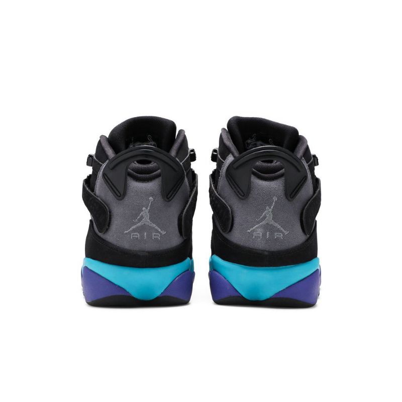 Air Jordan 6 Rings Musta Harmaa Sininen Purppura Miesten Kengät