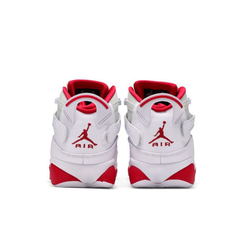Air Jordan 6 Rings Valkoinen Punainen Harmaa Miesten Kengät