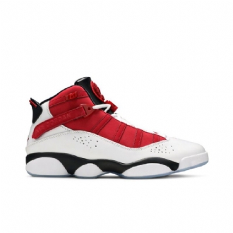 Air Jordan 6 Rings Valkoinen Punainen Musta Miesten Kengät