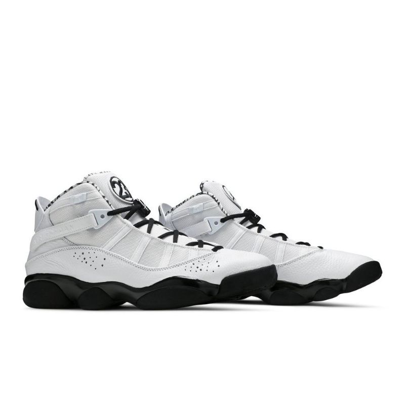 Air Jordan 6 Rings Valkoiset Mustat Miesten Kengät