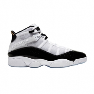 Air Jordan 6 Rings Valkoiset Mustat Miesten Kengät