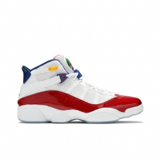 Air Jordan 6 Rings Valkoiset Punaiset Miesten Kengät