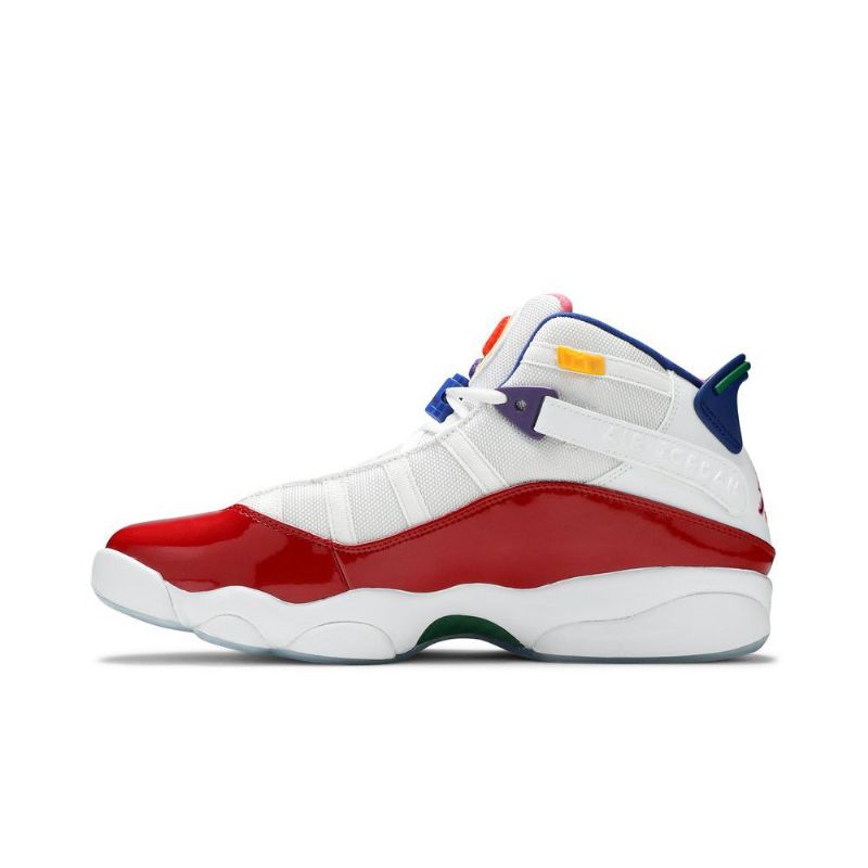 Air Jordan 6 Rings Valkoiset Punaiset Miesten Kengät