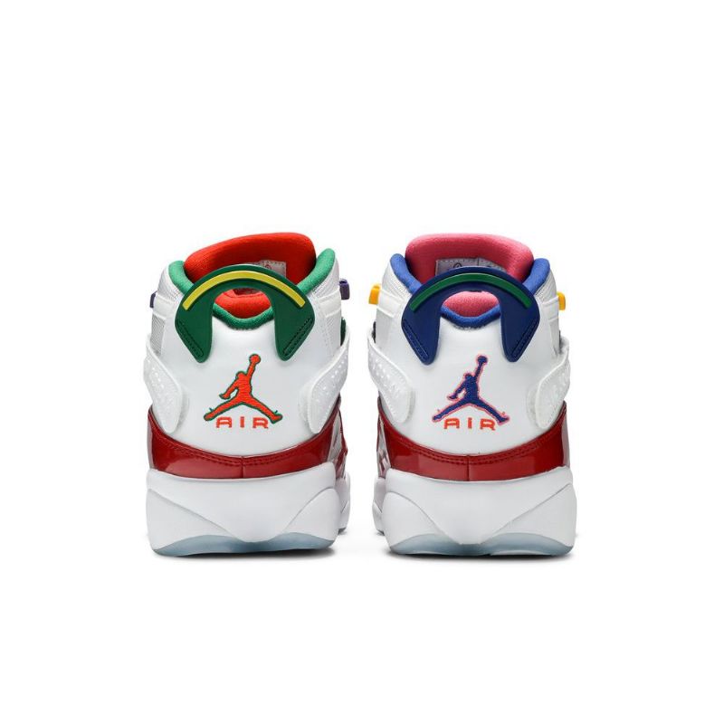 Air Jordan 6 Rings Valkoiset Punaiset Miesten Kengät