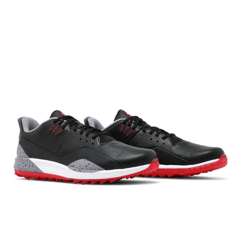 Air Jordan Adg 3 Mustat Harmaat Punaiset Miesten Kengät