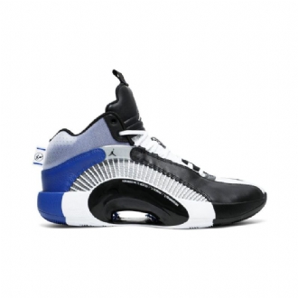 Air Jordan 35 Fragment Design Harmaa Musta Valkoinen Sininen Miesten Kengät