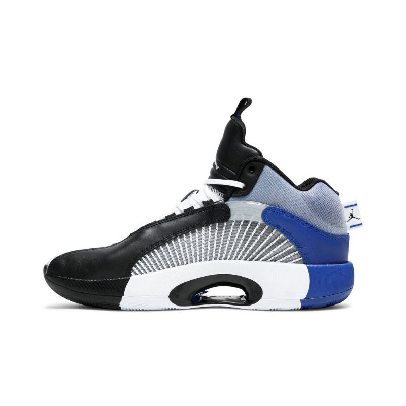 Air Jordan 35 Fragment Design Harmaa Musta Valkoinen Sininen Miesten Kengät