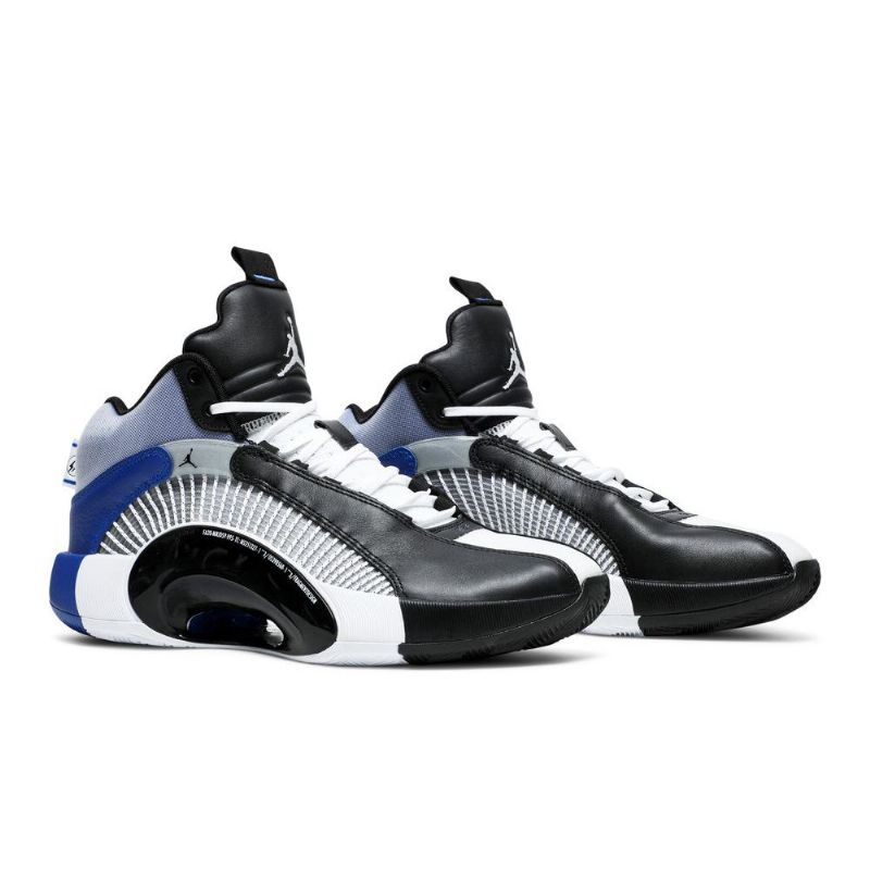 Air Jordan 35 Fragment Design Harmaa Musta Valkoinen Sininen Miesten Kengät