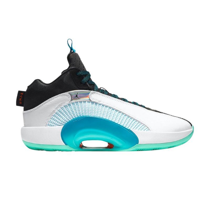 Air Jordan 35 Guo Ailun Gc Pf Valkoinen Musta Sininen Hopea Miesten Kengät