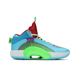 Air Jordan 35 Jayson Tatum Pf Sininen Vihreä Punainen Purppura Miesten Kengät