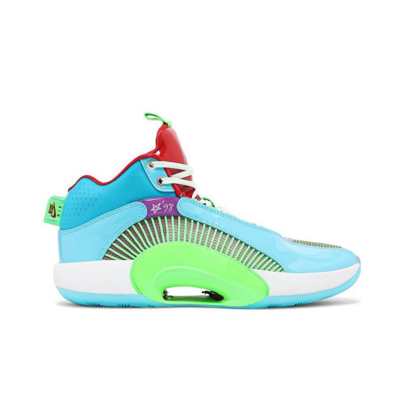 Air Jordan 35 Jayson Tatum Sininen Vihreä Punainen Purppura Miesten Kengät