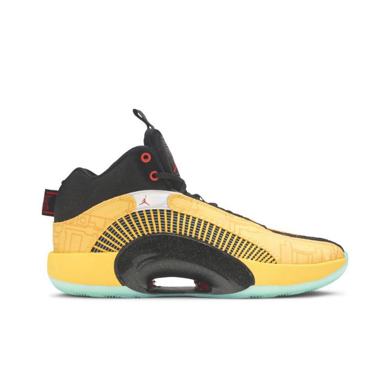 Air Jordan 35 Kultaiset Mustat Punaiset Miesten Kengät