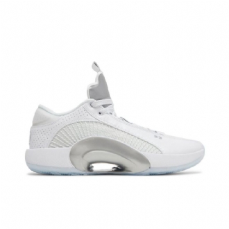Air Jordan 35 Low Valkoinen Hopea Miesten Kengät