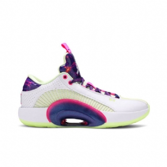Air Jordan 35 Luka Doncic Matala Valkoinen Purppura Vaaleanpunainenki Miesten Kengät
