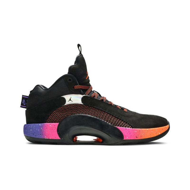 Air Jordan 35 Musta Oranssi Purppura Vaaleanpunainen Miesten Kengät