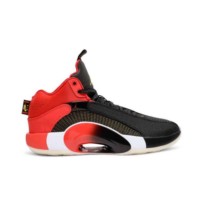 Air Jordan 35 Mustat Punaiset Keltaiset Miesten Kengät
