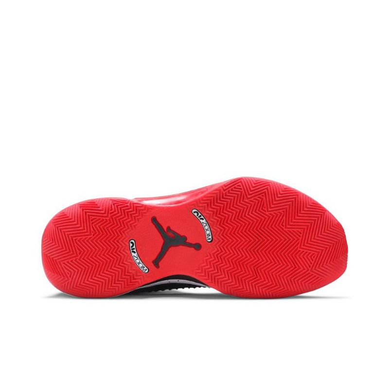 Air Jordan 35 Pf Musta Punainen Hopea Valkoinen Miesten Kengät