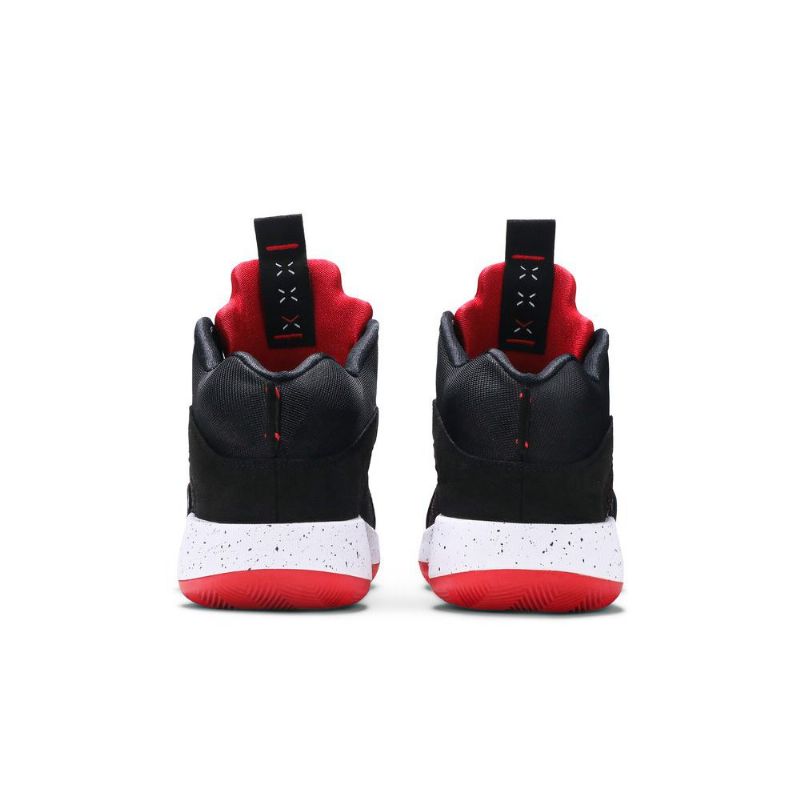 Air Jordan 35 Pf Musta Punainen Hopea Valkoinen Miesten Kengät