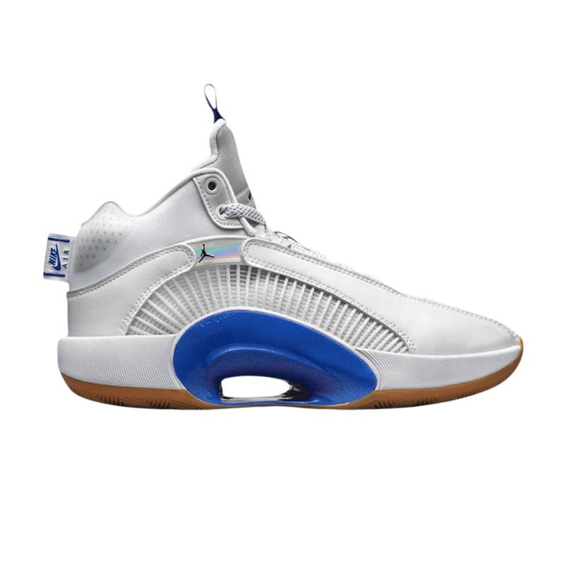 Air Jordan 35 Pf Valkoinen Sininen Hopea Miesten Kengät