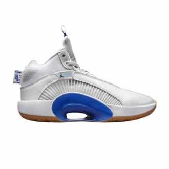 Air Jordan 35 Pf Valkoinen Sininen Hopea Miesten Kengät