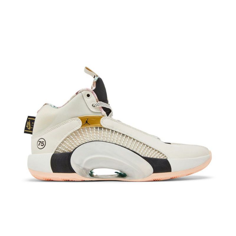 Air Jordan 35 Valkoinen Musta Kulta Miesten Kengät