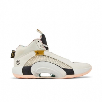Air Jordan 35 Valkoinen Musta Kulta Miesten Kengät