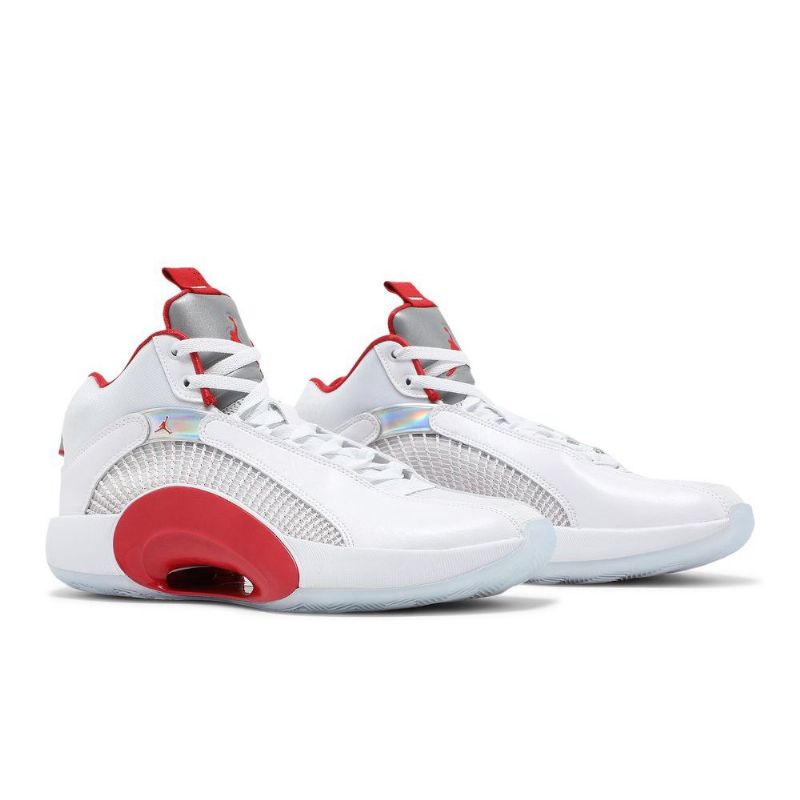 Air Jordan 35 Valkoiset Hopeanpunaiset Miesten Kengät