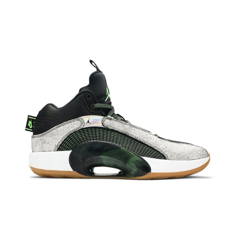 Air Jordan 35 Zion Williamson Pf Valkoiset Mustat Vihreät Miesten Kengät