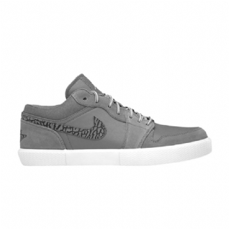 Air Jordan Retro V.1 Harmaavalkoiset Miesten Kengät
