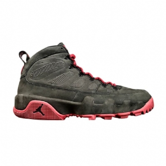 Air Jordan 9 Retro Boot Pe Mustat Punaiset Miesten Kengät