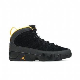 Air Jordan 9 Retro "dark Charcoal University Kulta" Mustat Harmaat Kultaiset Miesten Kengät