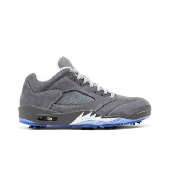 Air Jordan 5 Low Golf Harmaa Valkoinen Miesten Kengät