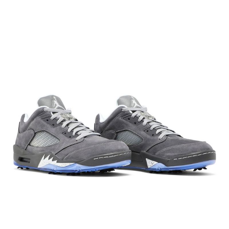Air Jordan 5 Low Golf Harmaa Valkoinen Miesten Kengät