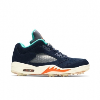 Air Jordan 5 Low Golf Nrg Tummansininen Hopeansiniset Miesten Kengät