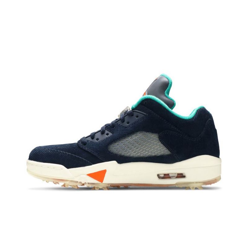 Air Jordan 5 Low Golf Nrg Tummansininen Hopeansiniset Miesten Kengät