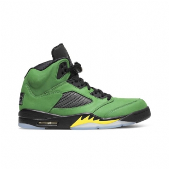 Air Jordan 5 Retro Se Vihreät Mustat Miesten Kengät