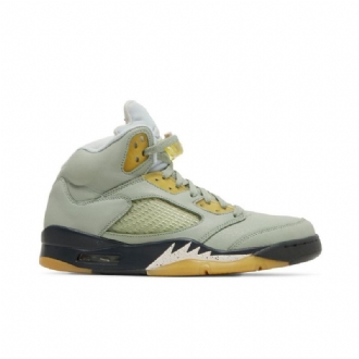 Air Jordan 5 Retro Vihreä Keltainen Miesten Kengät