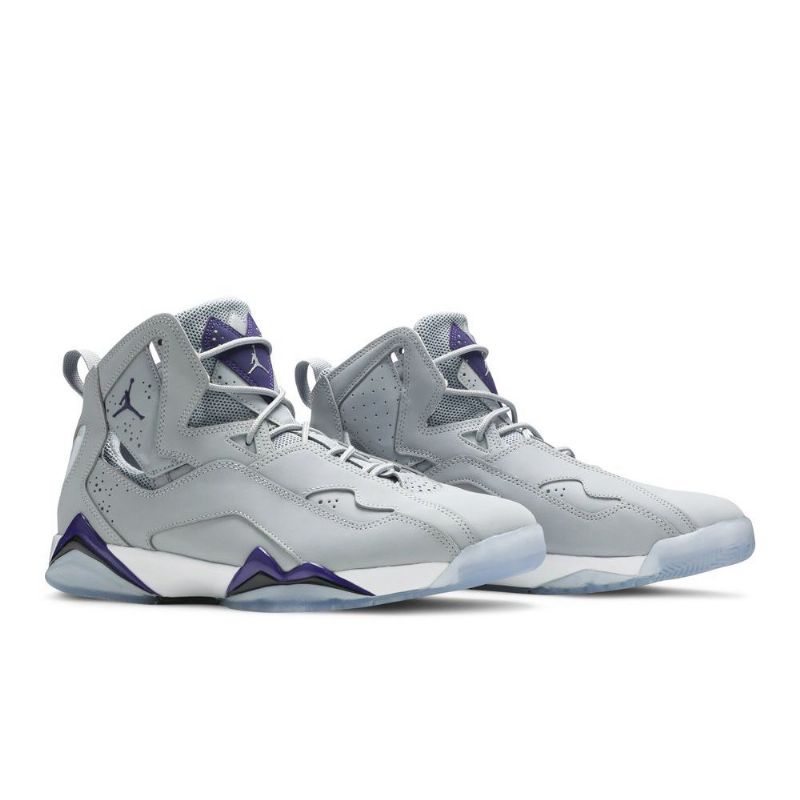Air Jordan True Flight Harmaa Purppura Valkoinen Miesten Kengät