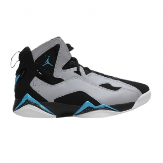 Air Jordan True Flight Musta Sininen Harmaa Valkoinen Miesten Kengät