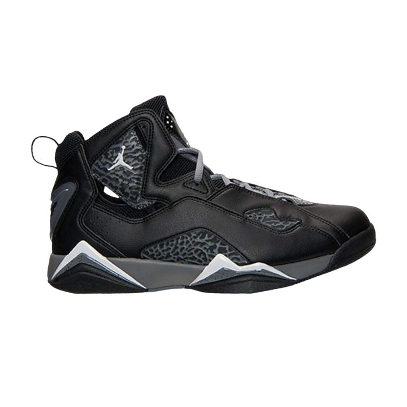 Air Jordan True Flight Mustavalkohopeaiset Miesten Kengät