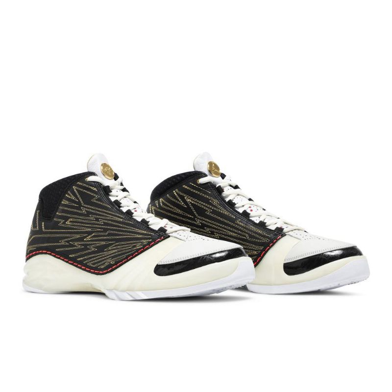Air Jordan 23 Titan Retro Sp Musta Beige Valkokulta Miesten Kengät