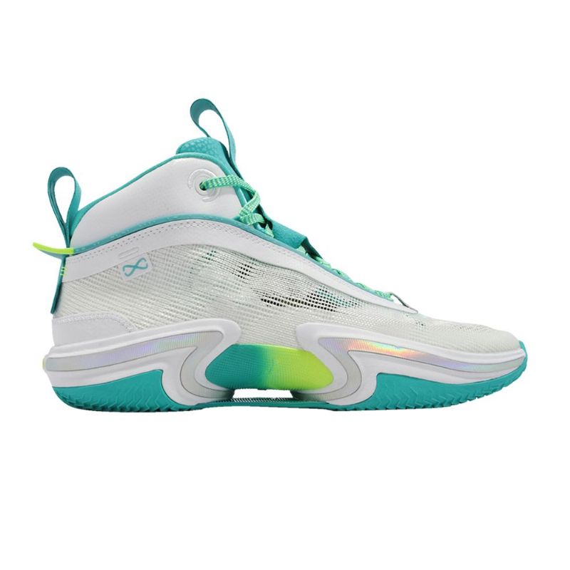 Air Jordan 36 Guo Ailun Pf Valkoinen Sininen Vihreä Miesten Kengät
