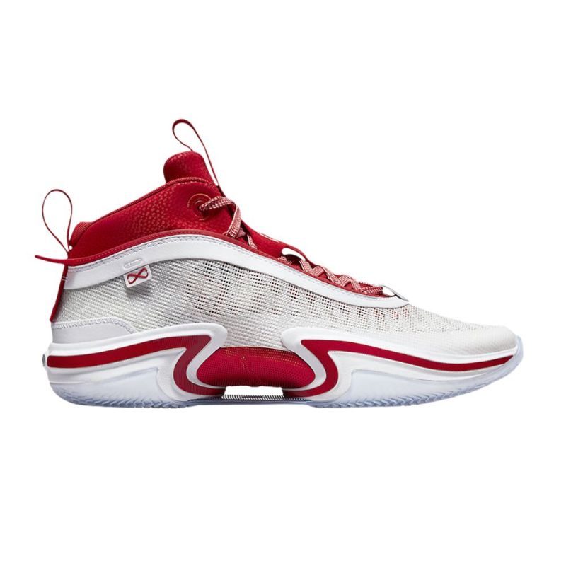 Air Jordan 36 Kia Nurse Valkoiset Punaiset Miesten Kengät