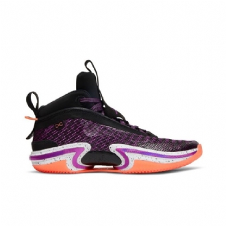 Air Jordan 36 Musta Purppura Valkoinen Vaaleanpunainen Miesten Kengät