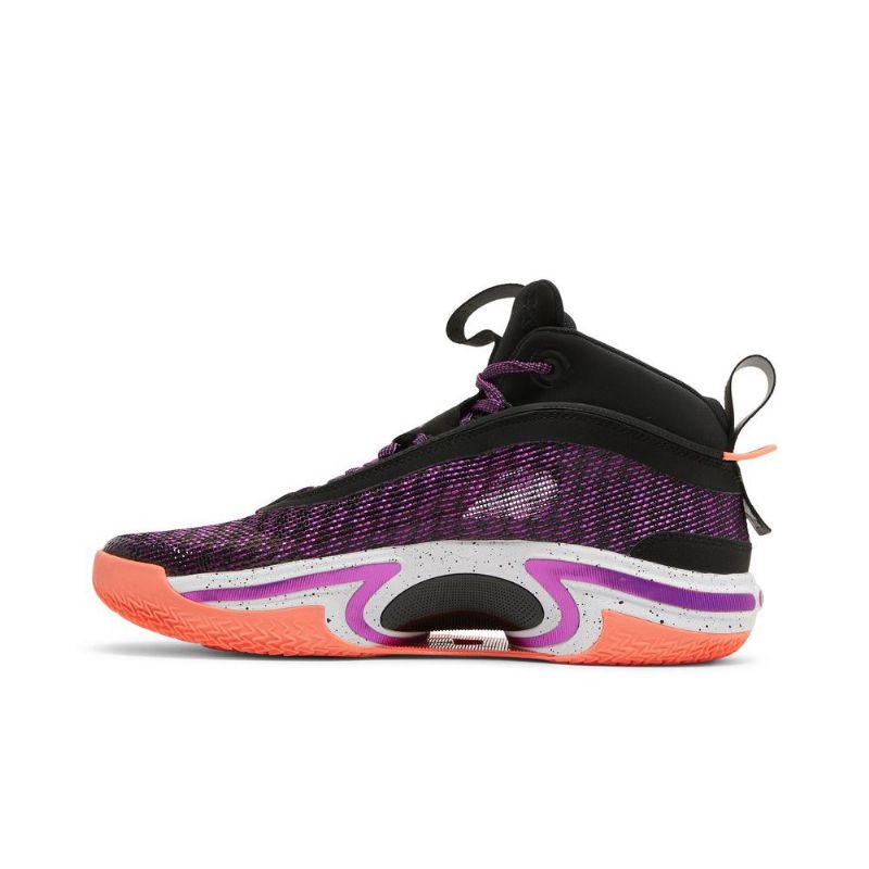 Air Jordan 36 Pf Mustat Purppura Vaaleanpunaiset Miesten Kengät